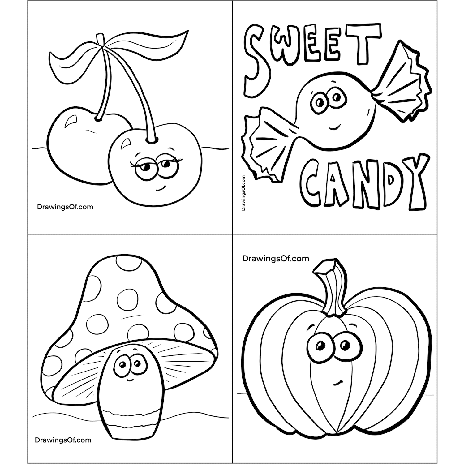 Cute Coloring Pages Free Printable Sheets Drawings Of 