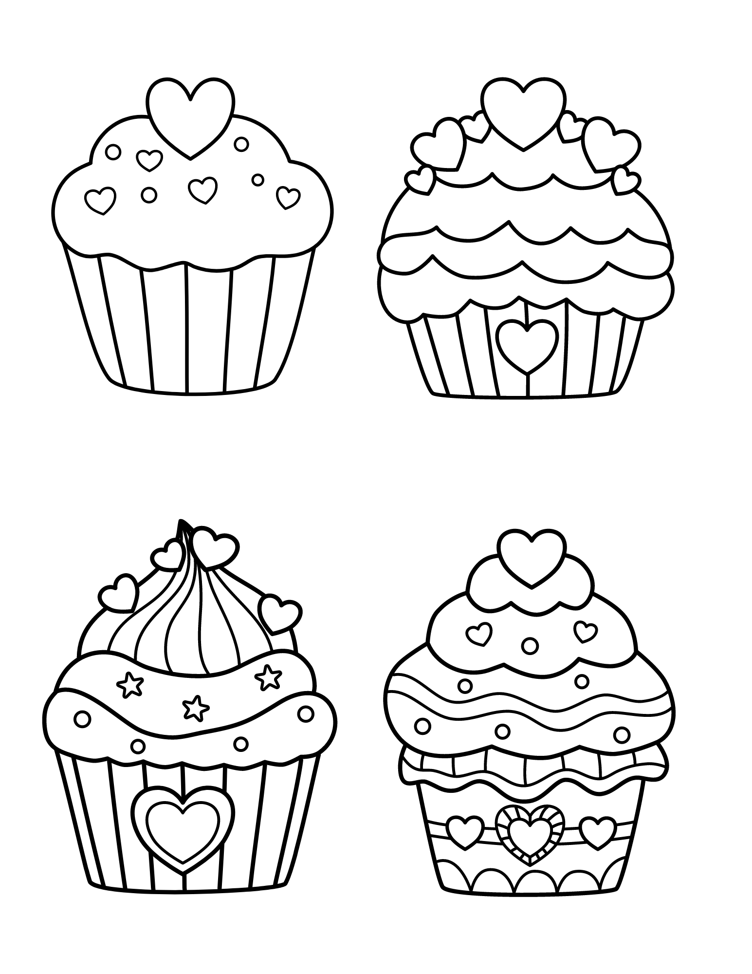 cupcakes coloring pages cupcakes coloring pages
