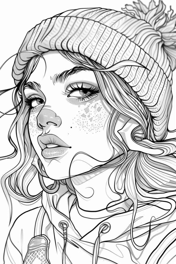 Cute Girl Coloring Pages Free Printables