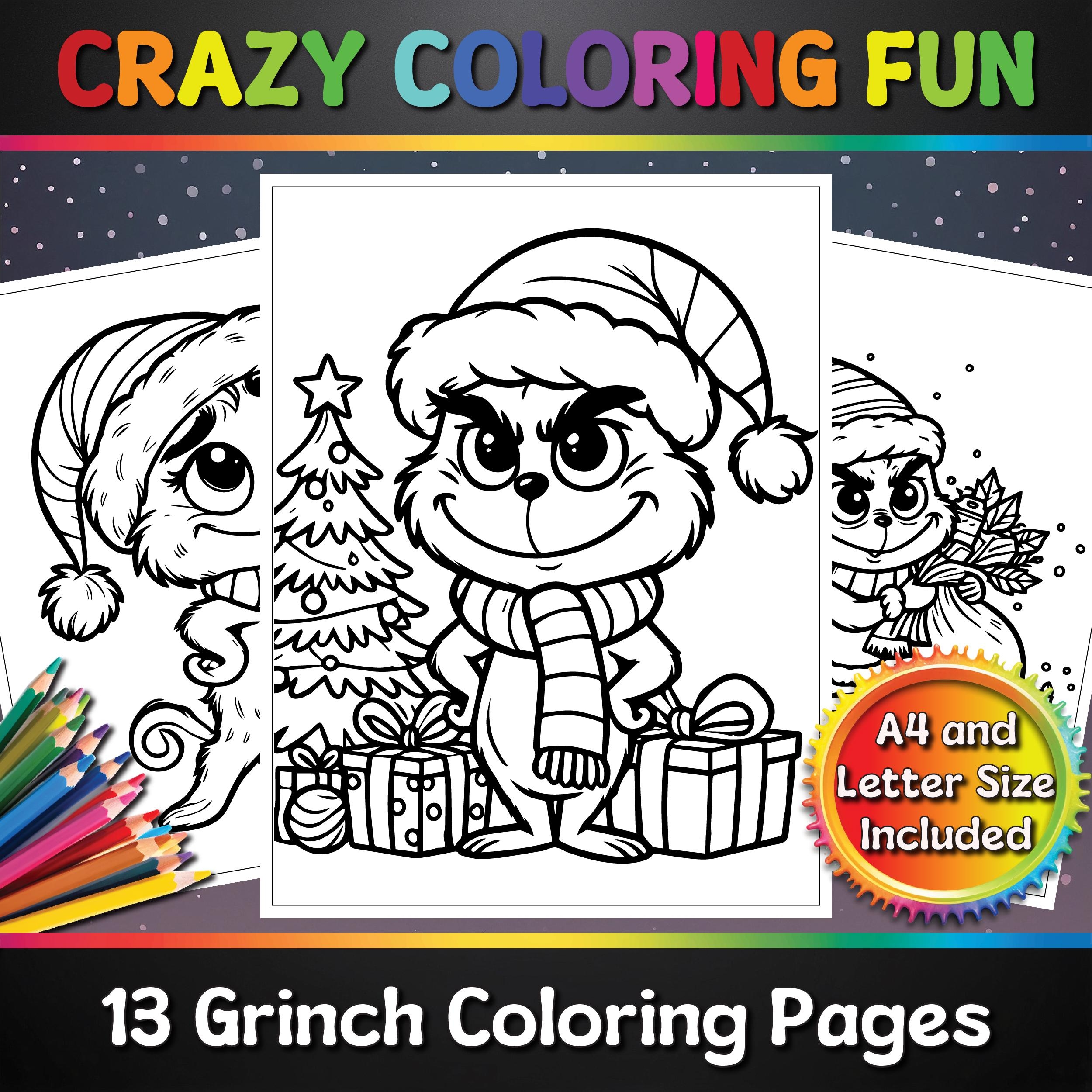 grinch coloring page