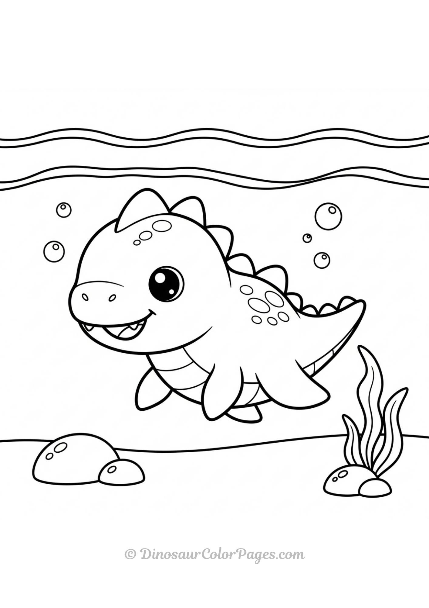 cute dinosaur coloring pages