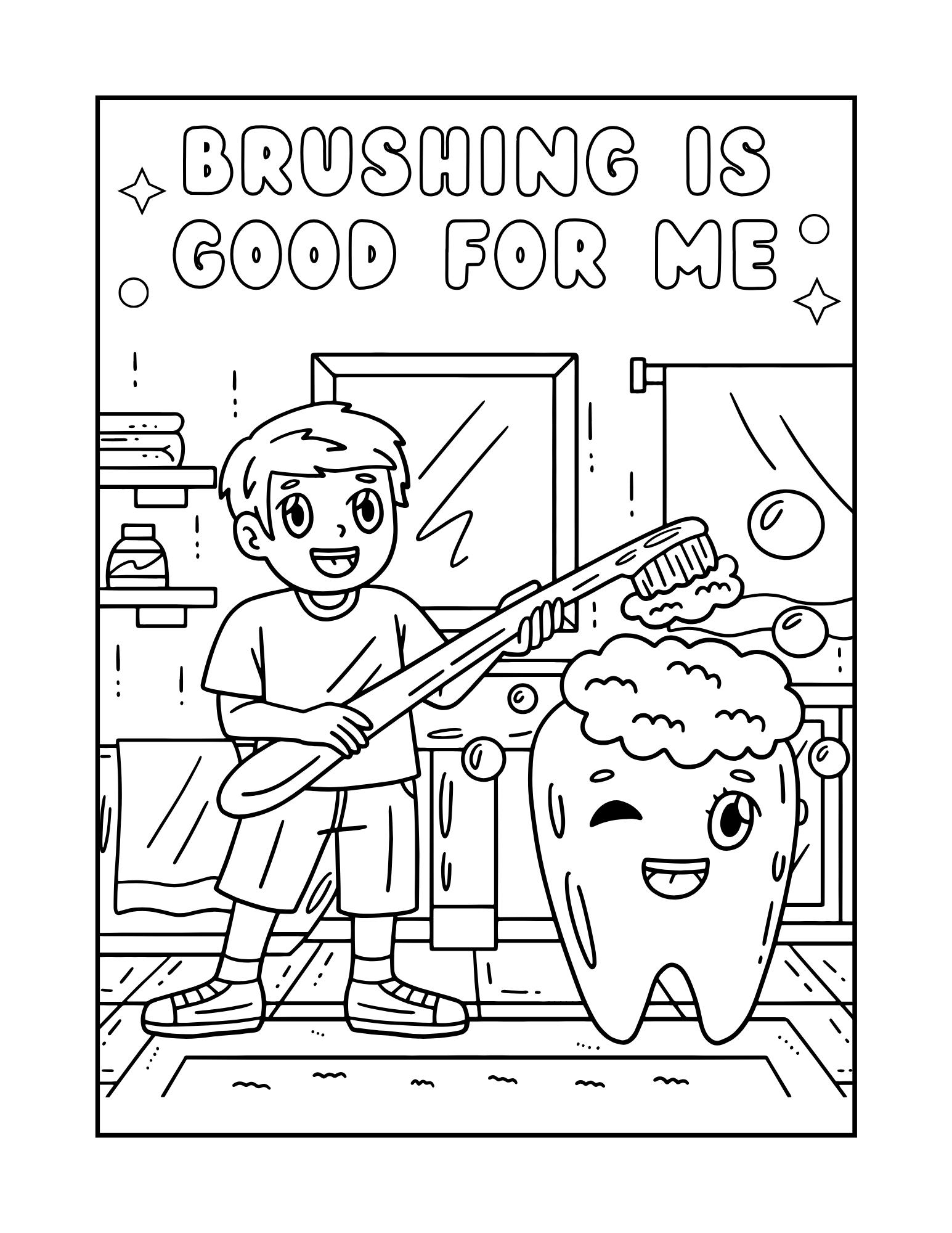 Dental Teeth Coloring Pages Cute Kids Tooth Coloring Sheets Dental Health Game Party Activity Kid Party Favors Printable Kawaii Etsy Sweden