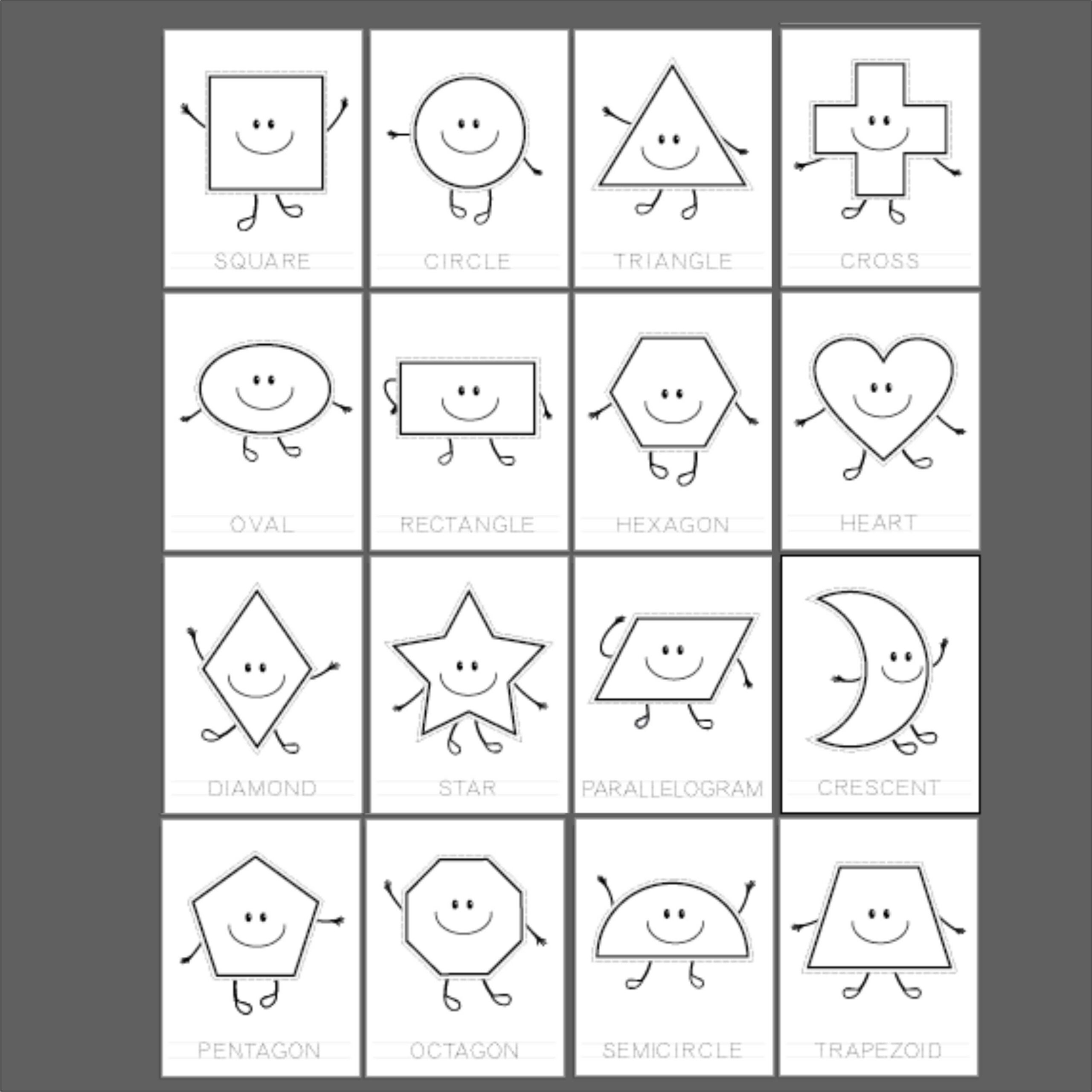 Diamond Shape Coloring Page Shapes Printable Coloring Pages Worksheets For Kids Learning