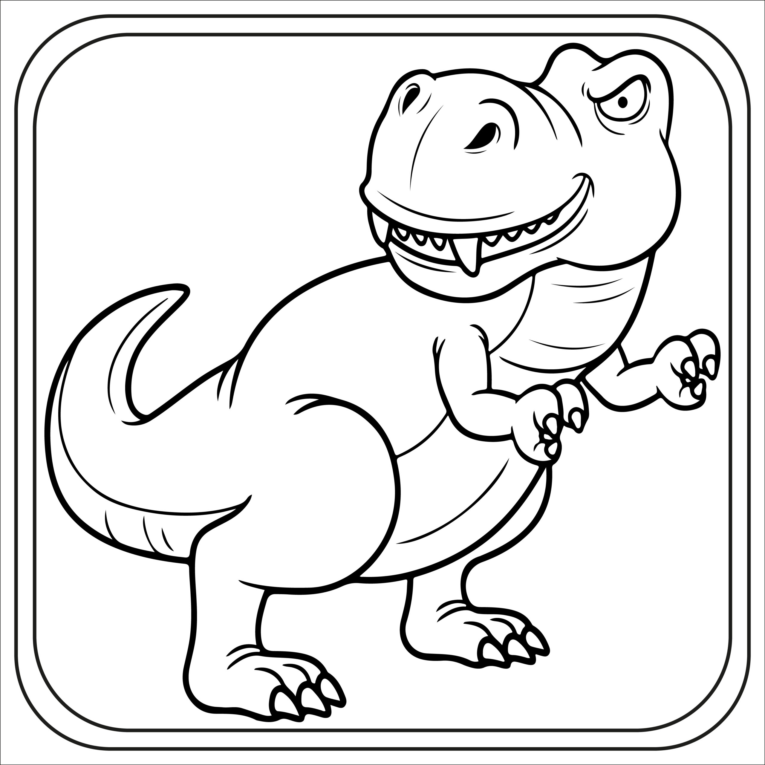 free dinosaur coloring pages preschool