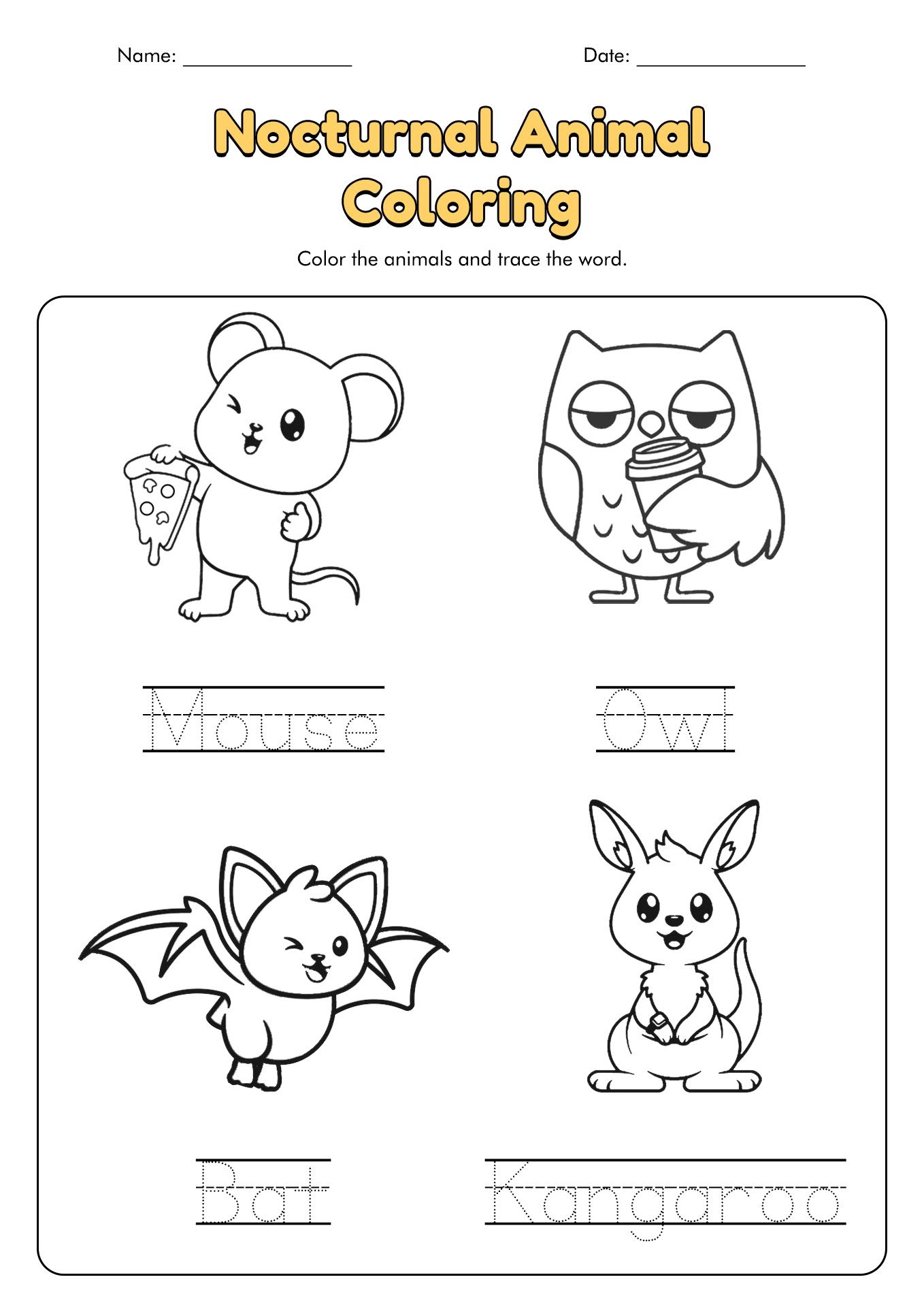 Discover 10 LV Tema Nagdiere And Nocturnal Animals Ideas Nocturnal Animals Activities Animal Activities Preschool Activities And More