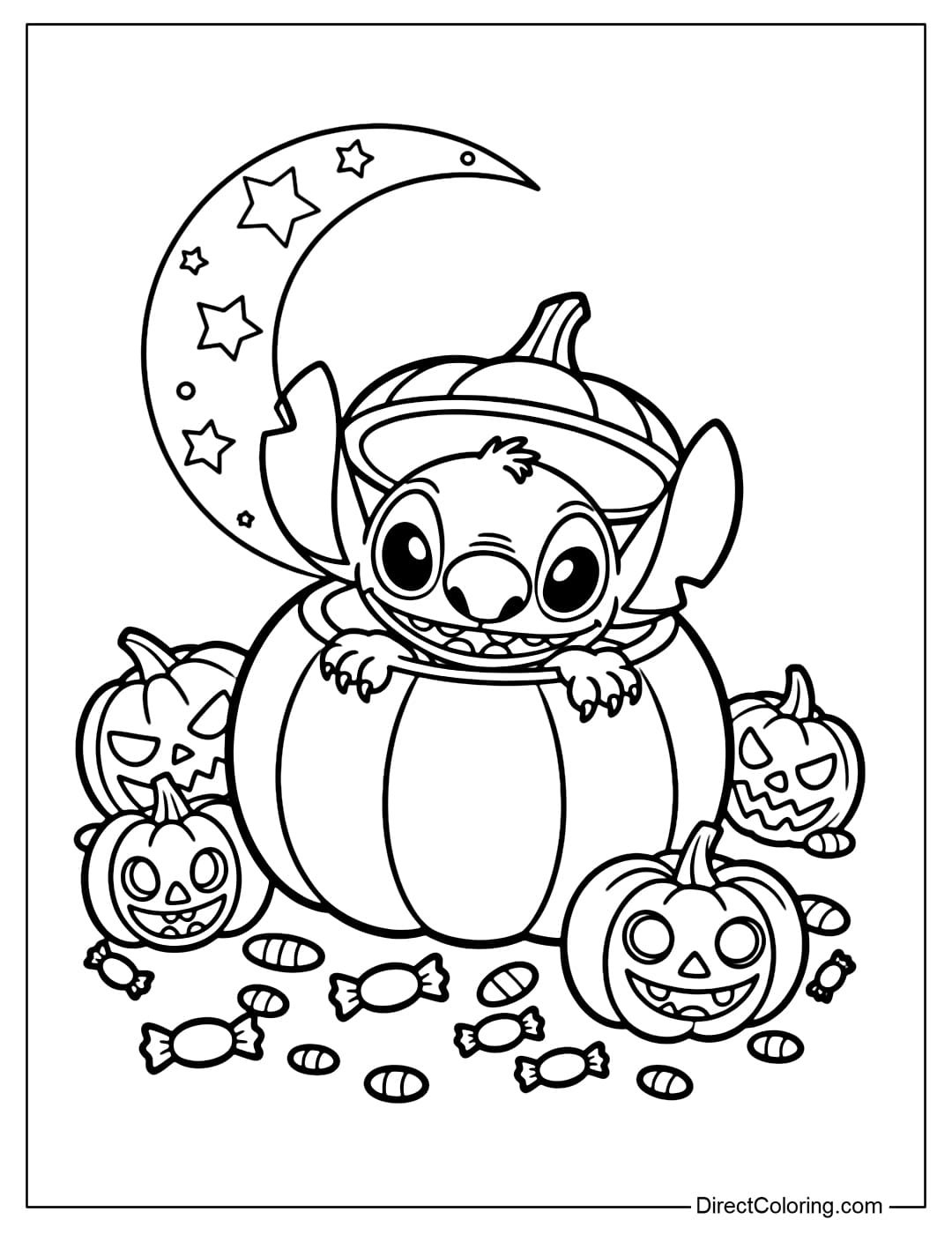 Disney Halloween Coloring Pages Free PDF To Download And Print