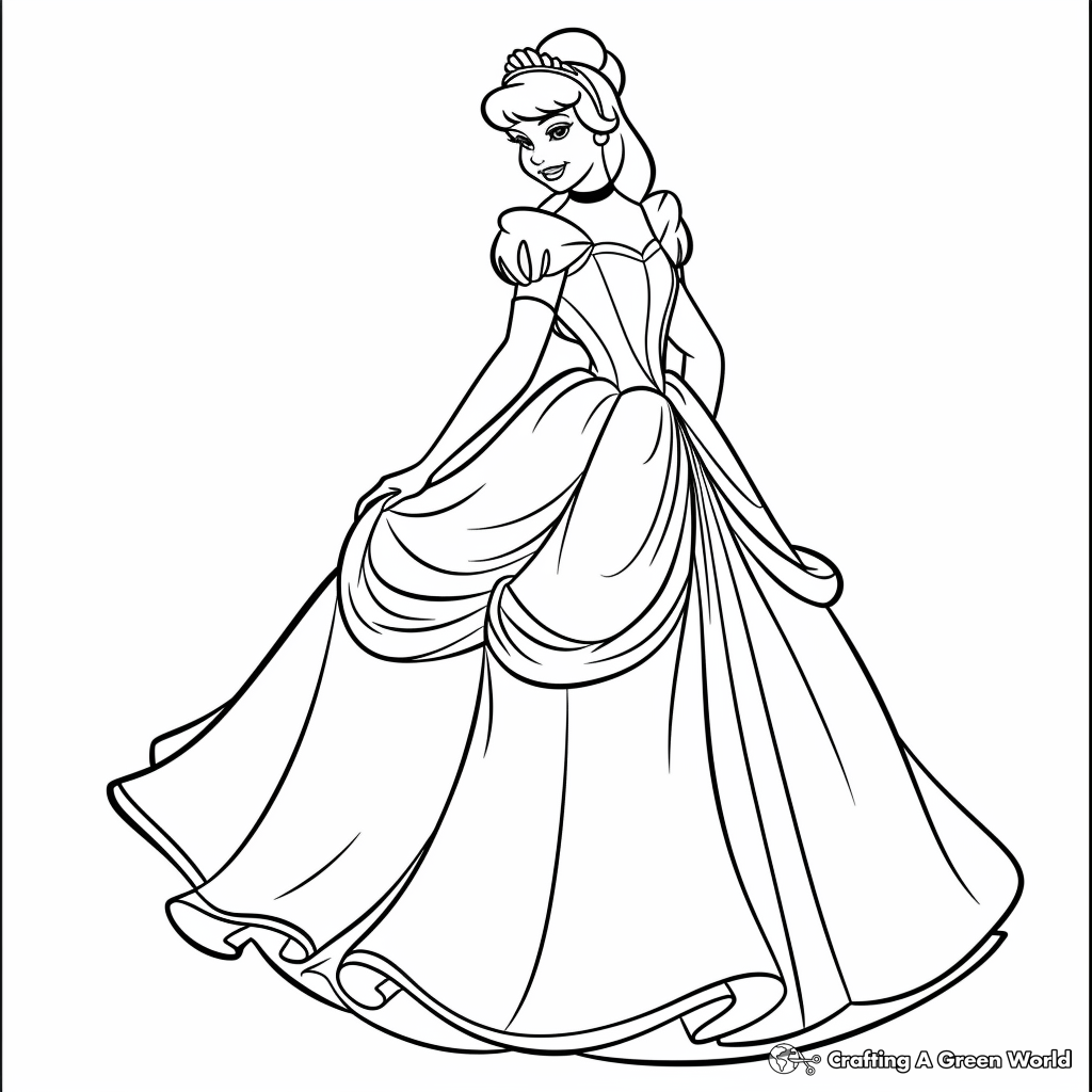 Disney Princess Coloring Pages Free Printable 