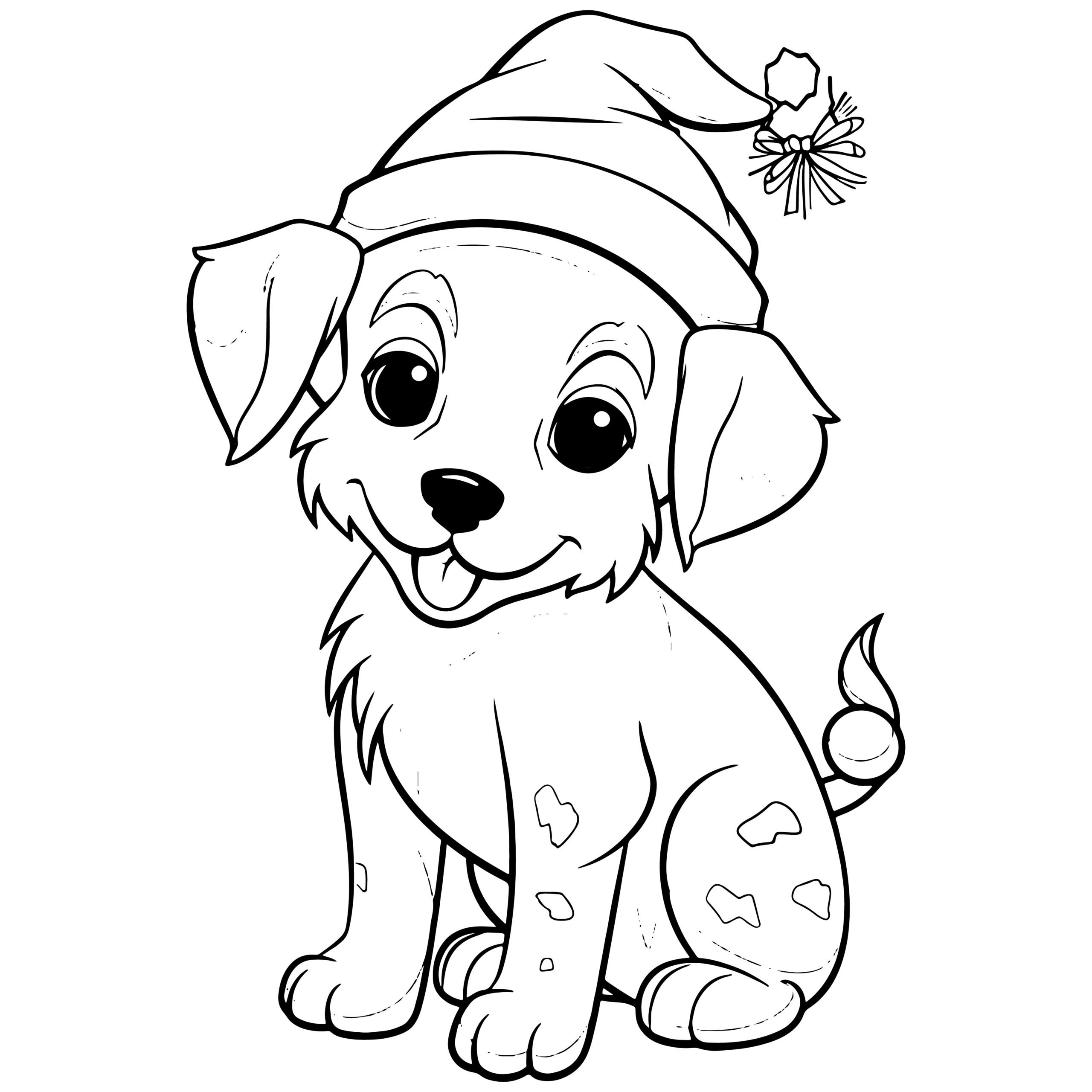 cute puppy coloring pages