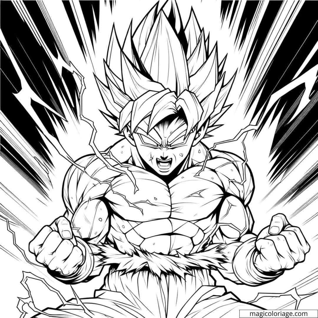 Dragon Ball Z Coloring Pages 32 Printable Drawings Free PDF 