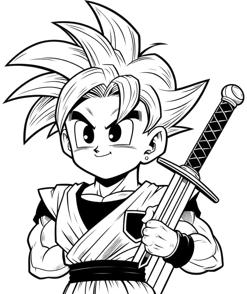 goku coloring pages