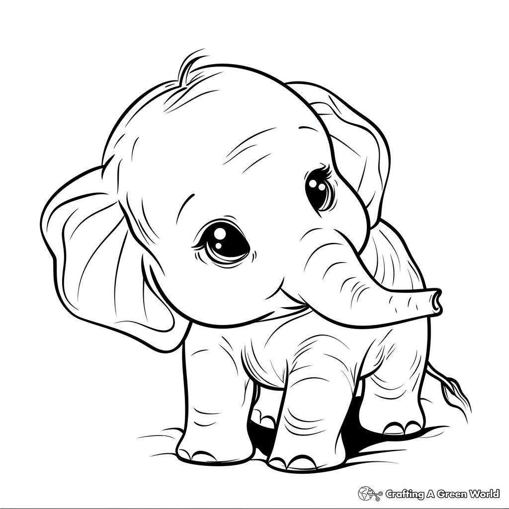 Elephant Coloring Pages Free Printable 