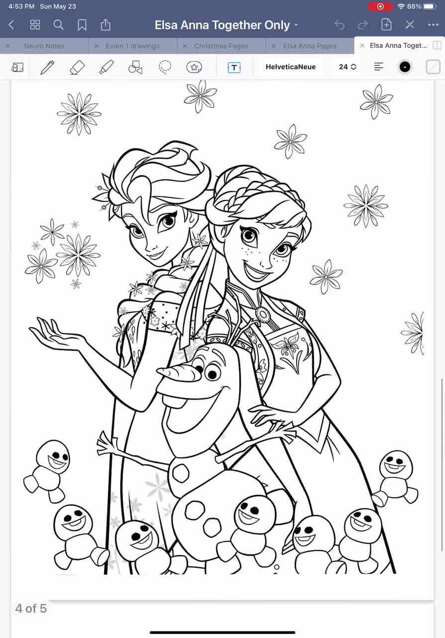 Elsa And Anna Coloring Pages Frozen Olaf Anna Elsa Kids Drawings Kids Coloring Pages Printable Coloring Pages Etsy Israel