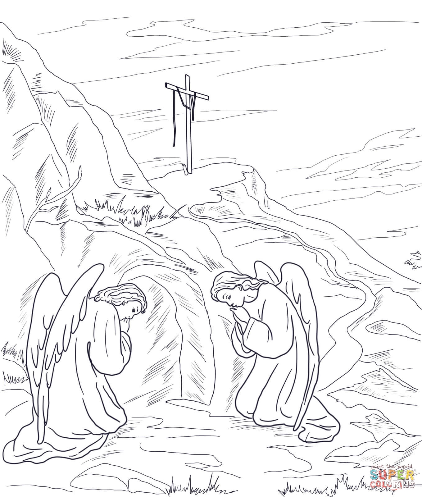Empty Tomb 25 Free Printable Coloring Pages