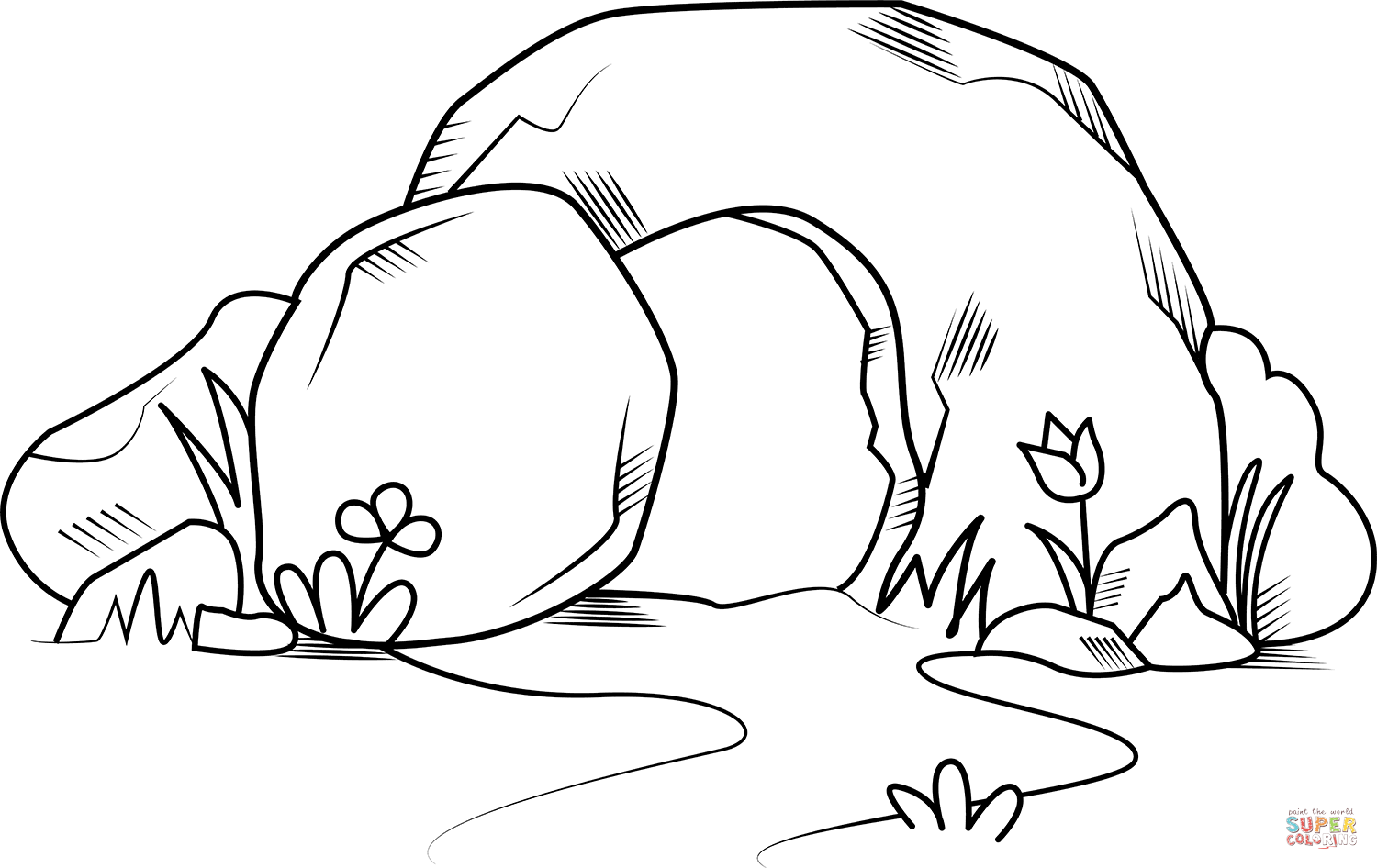 Empty Tomb Coloring Page Free Printable