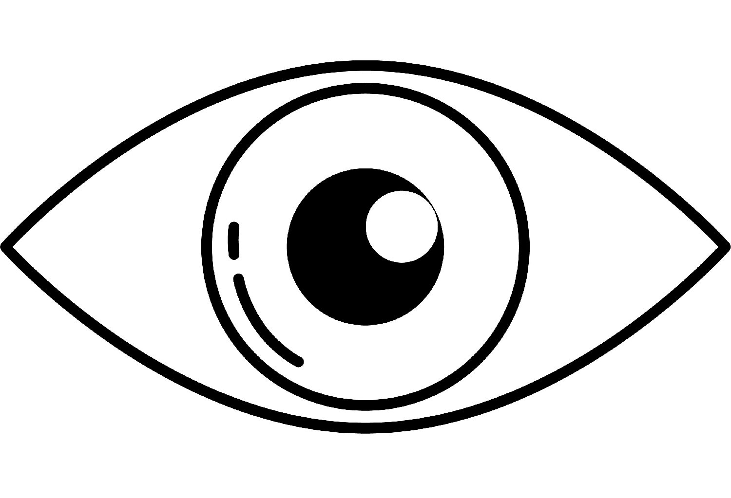 Eye Coloring Page Free Printable