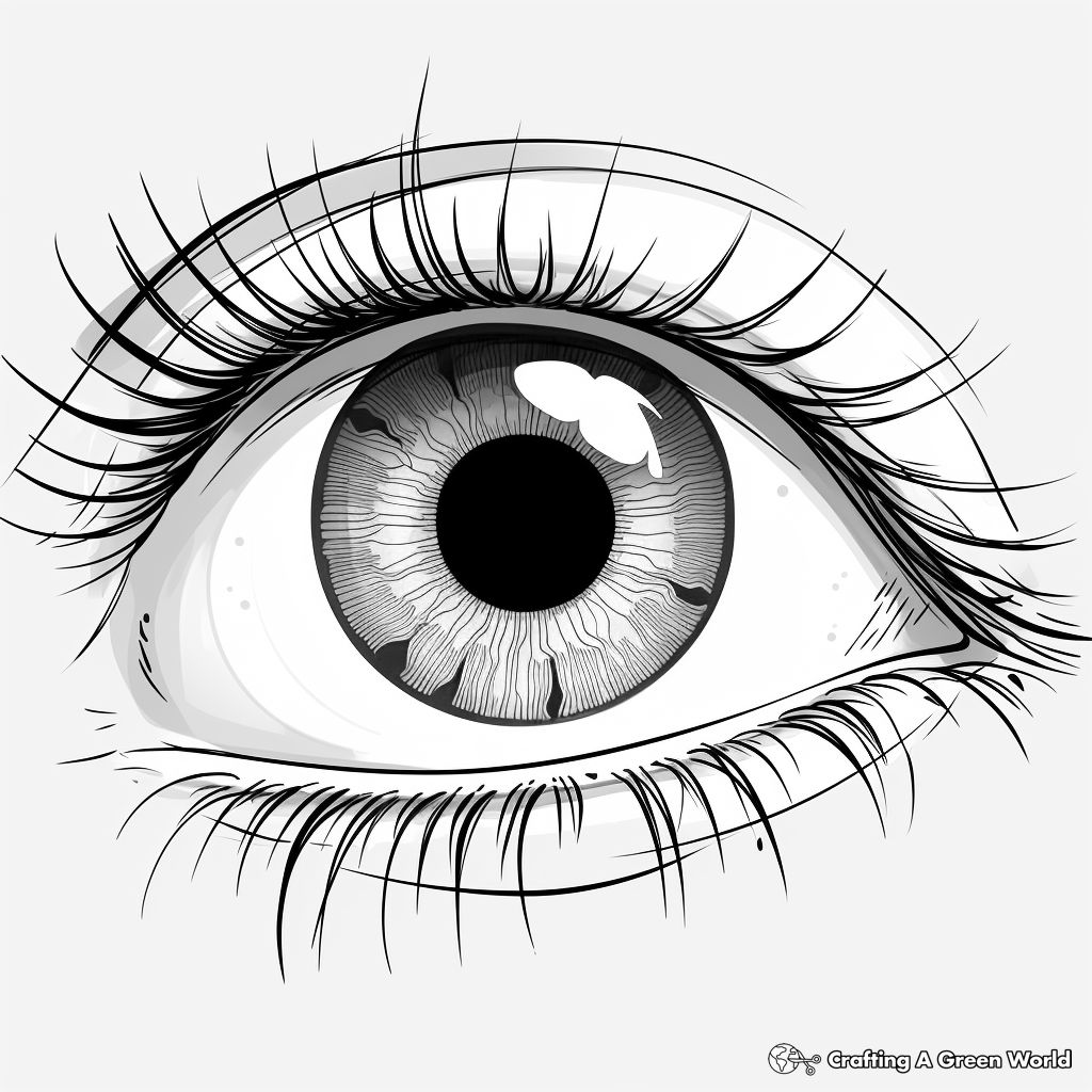 Eye Coloring Pages Free Printable