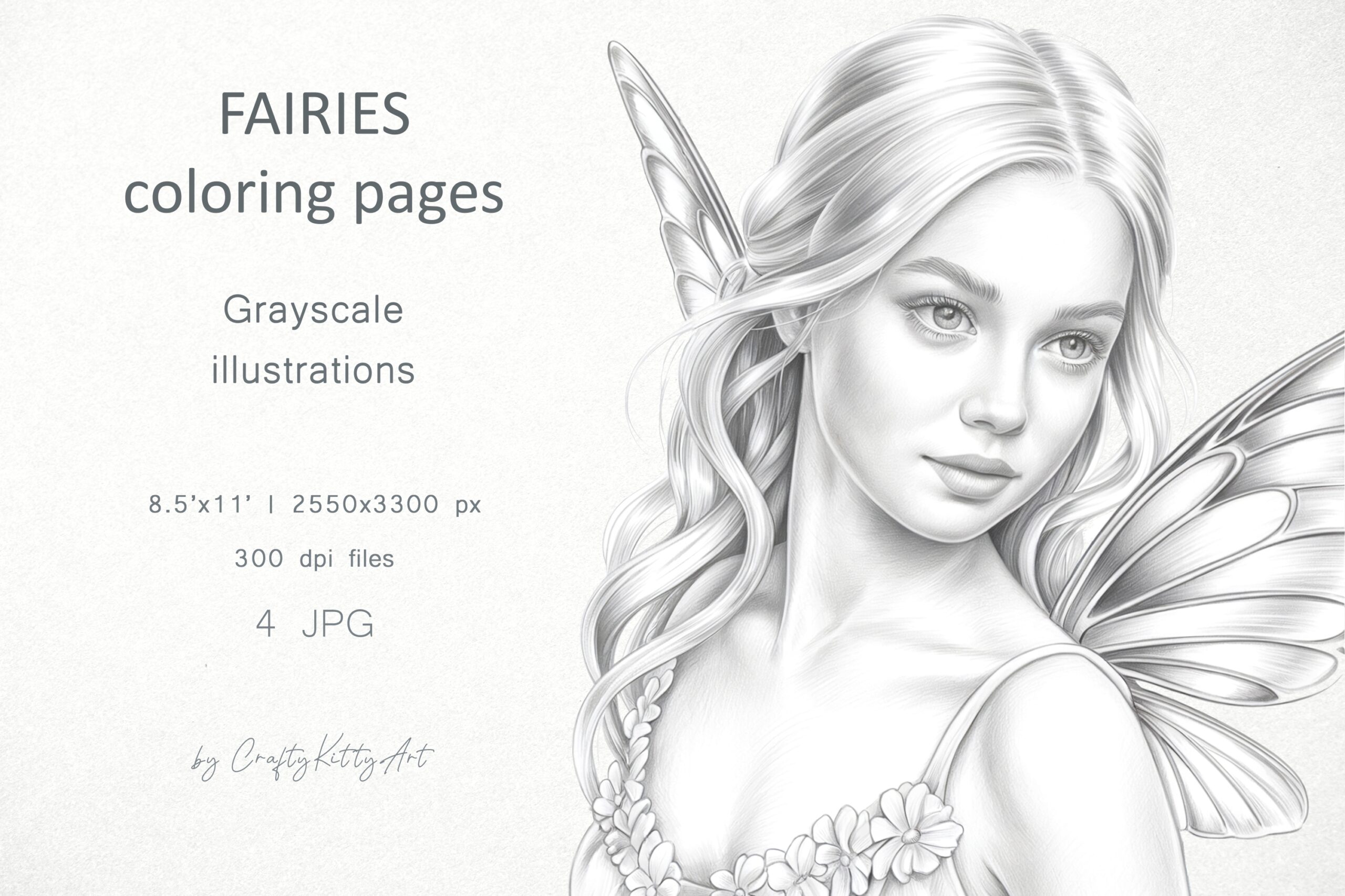 fairy coloring pages