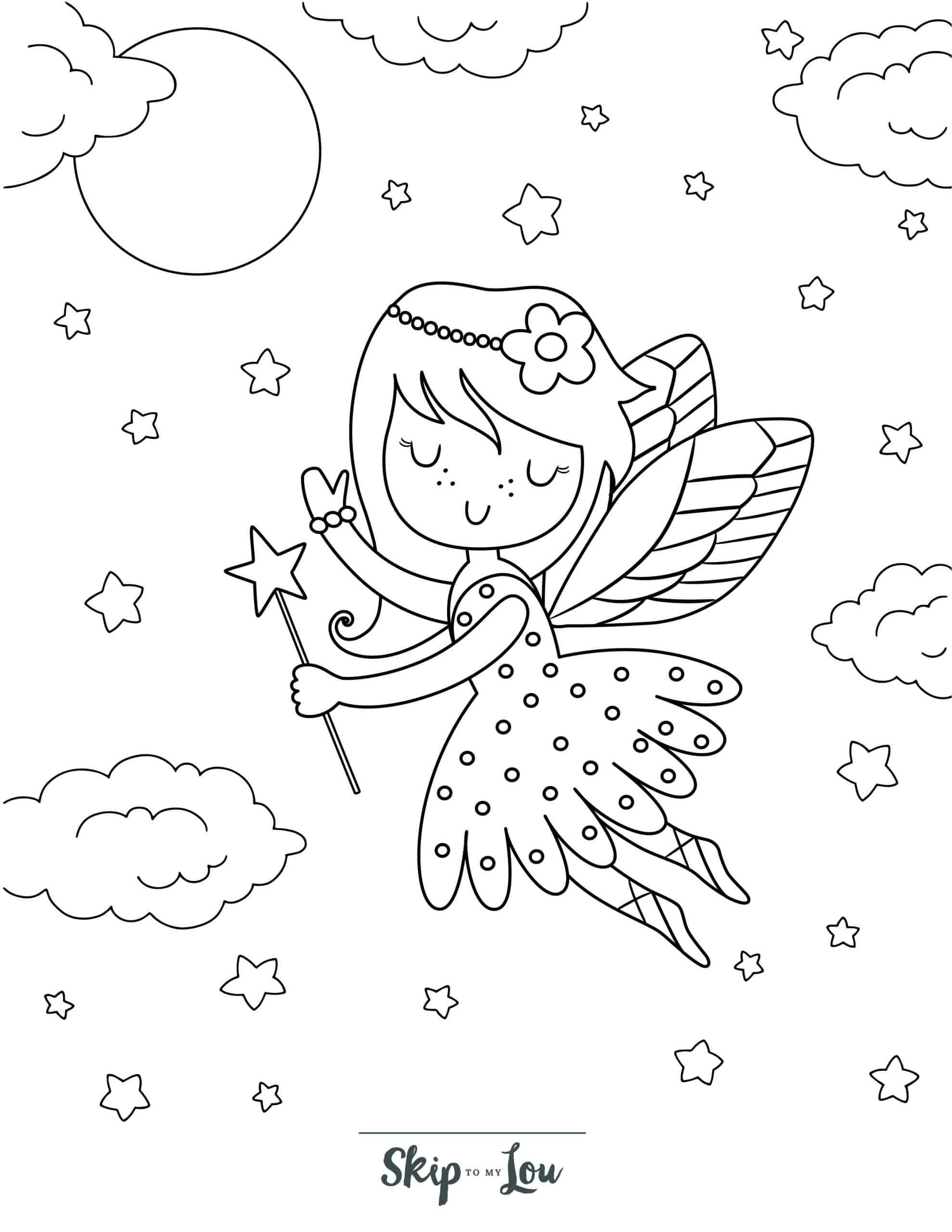 fairy tale coloring pages for preschoolers