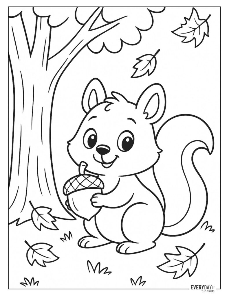 Fall Coloring Pages Free Printables