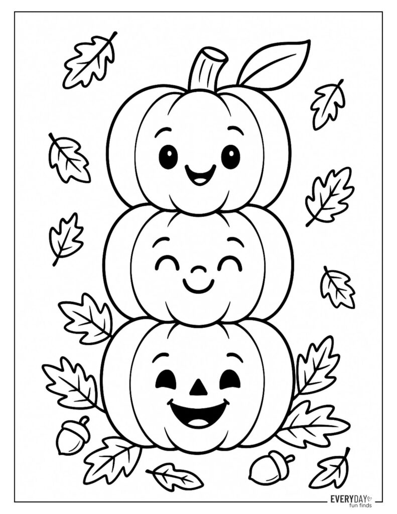 Fall Coloring Pages Free Printables