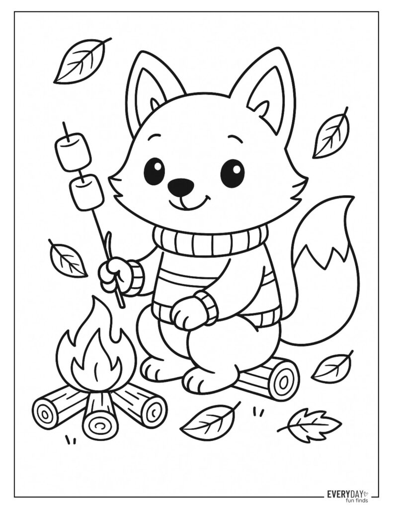Fall Coloring Pages Free Printables