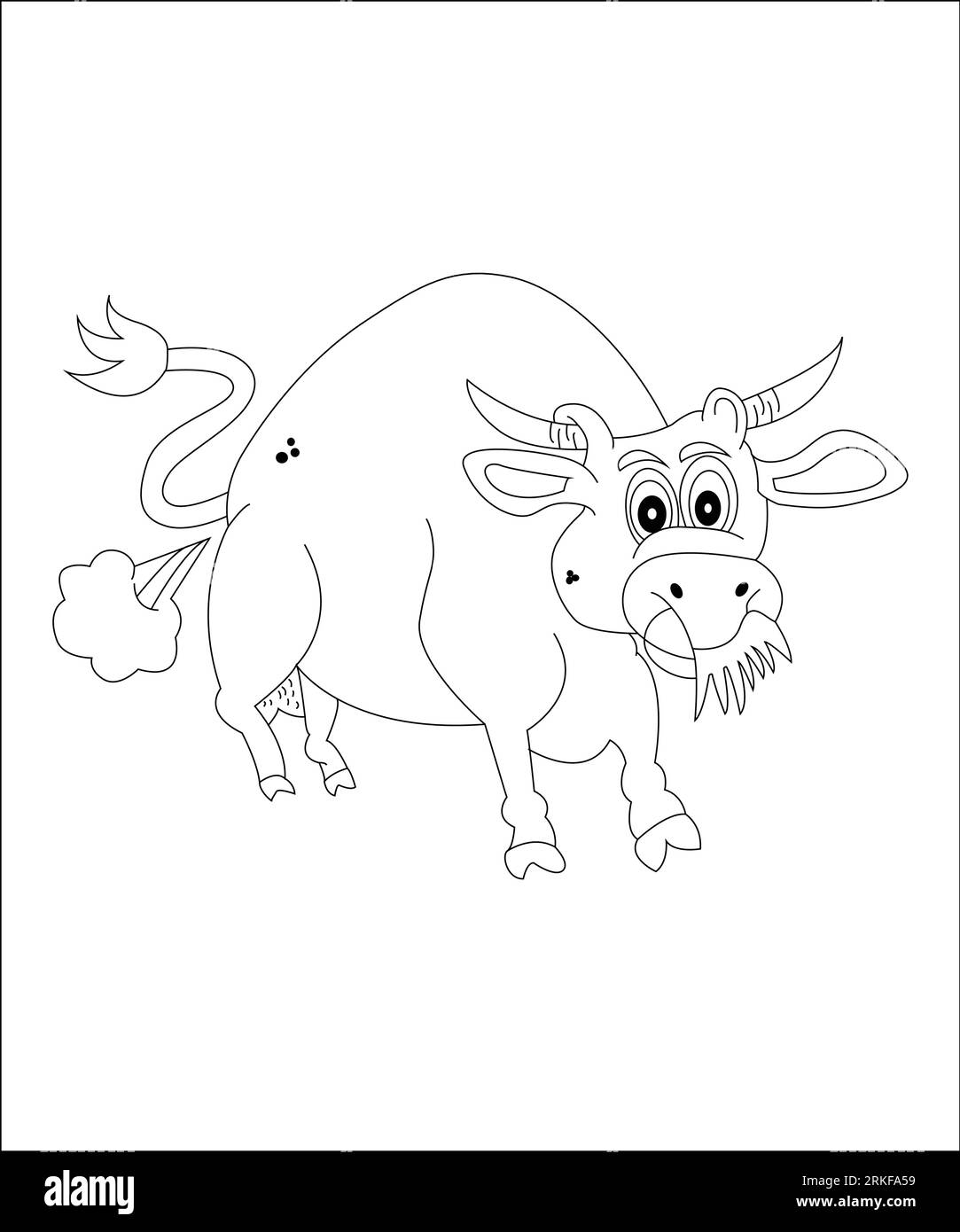 Farting Animals Coloring Page Hilariously Funny Coloring Book Of Animals Funny Animal Coloring Book Page Stock Vector Image Art Alamy