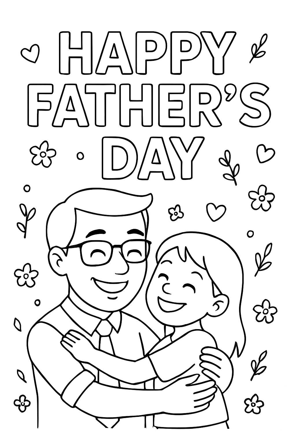 preschool fathers day coloring pages