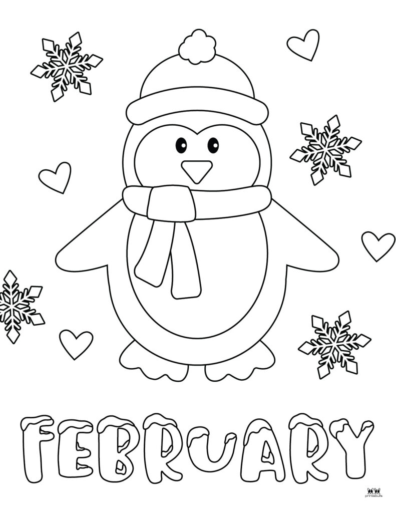 February Coloring Pages 25 FREE Pages Printabulls