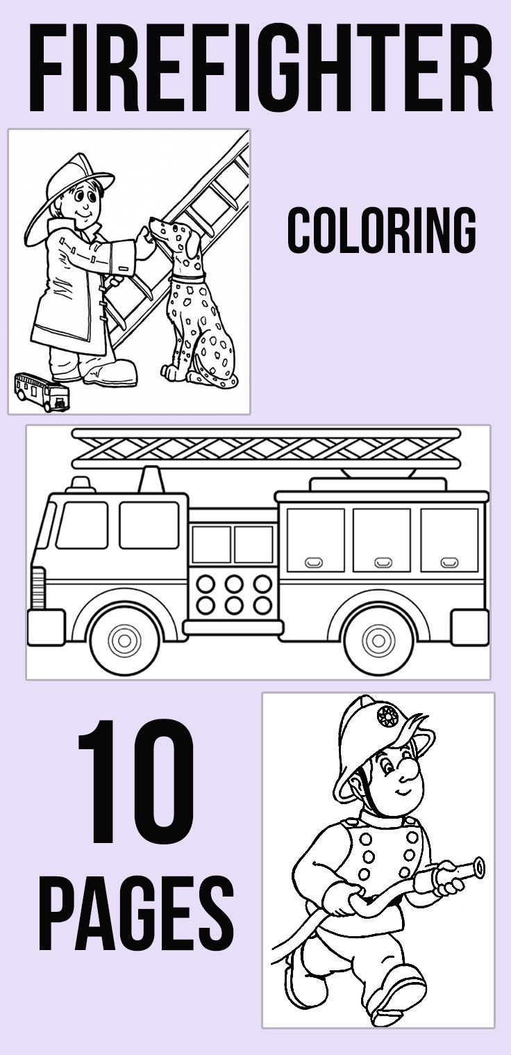 Firefighter Coloring Pages 15 Printables For Preschoolers