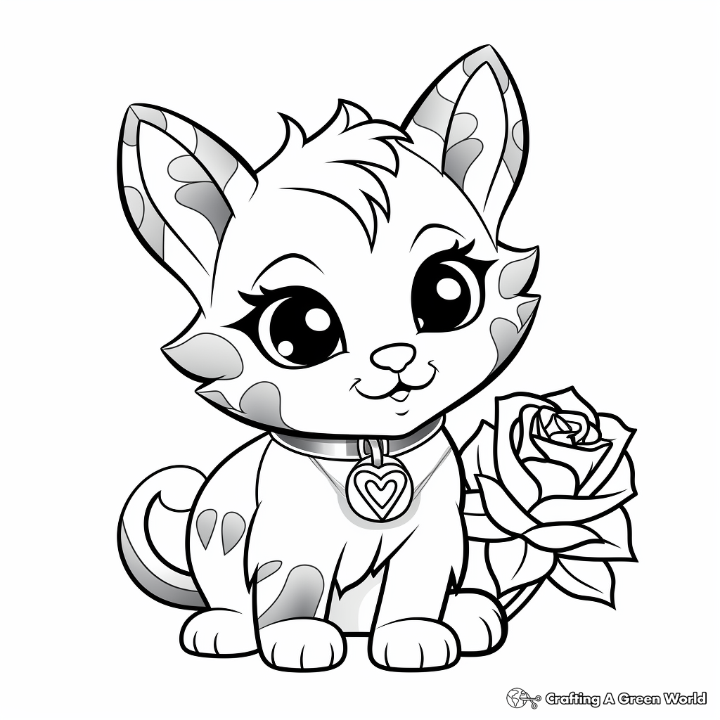 Flower Animal Coloring Pages Free Printable 