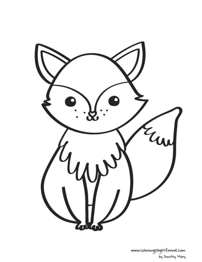 animal coloring printable pages