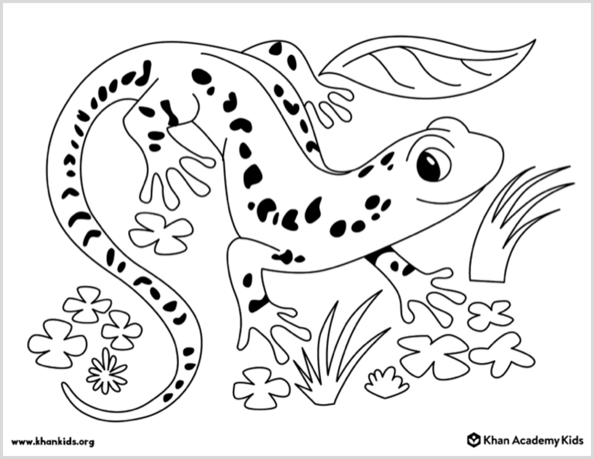 Free Animal Coloring Pages Khan Academy Blog
