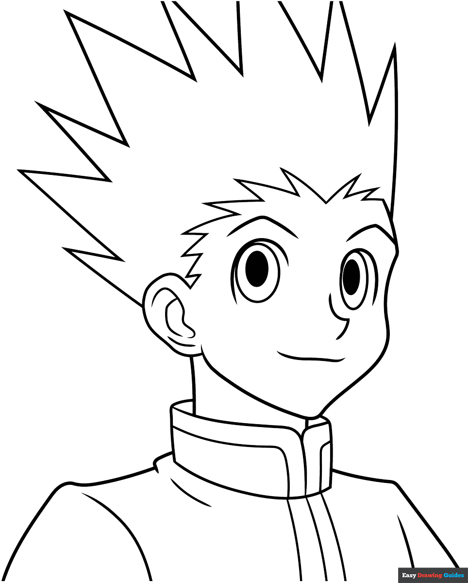 Free Anime Male Characters Coloring Pages For Kids 24 Printable Sheets