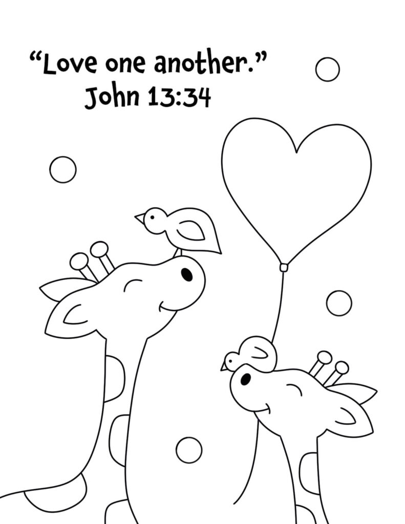 preschool biblical coloring pages