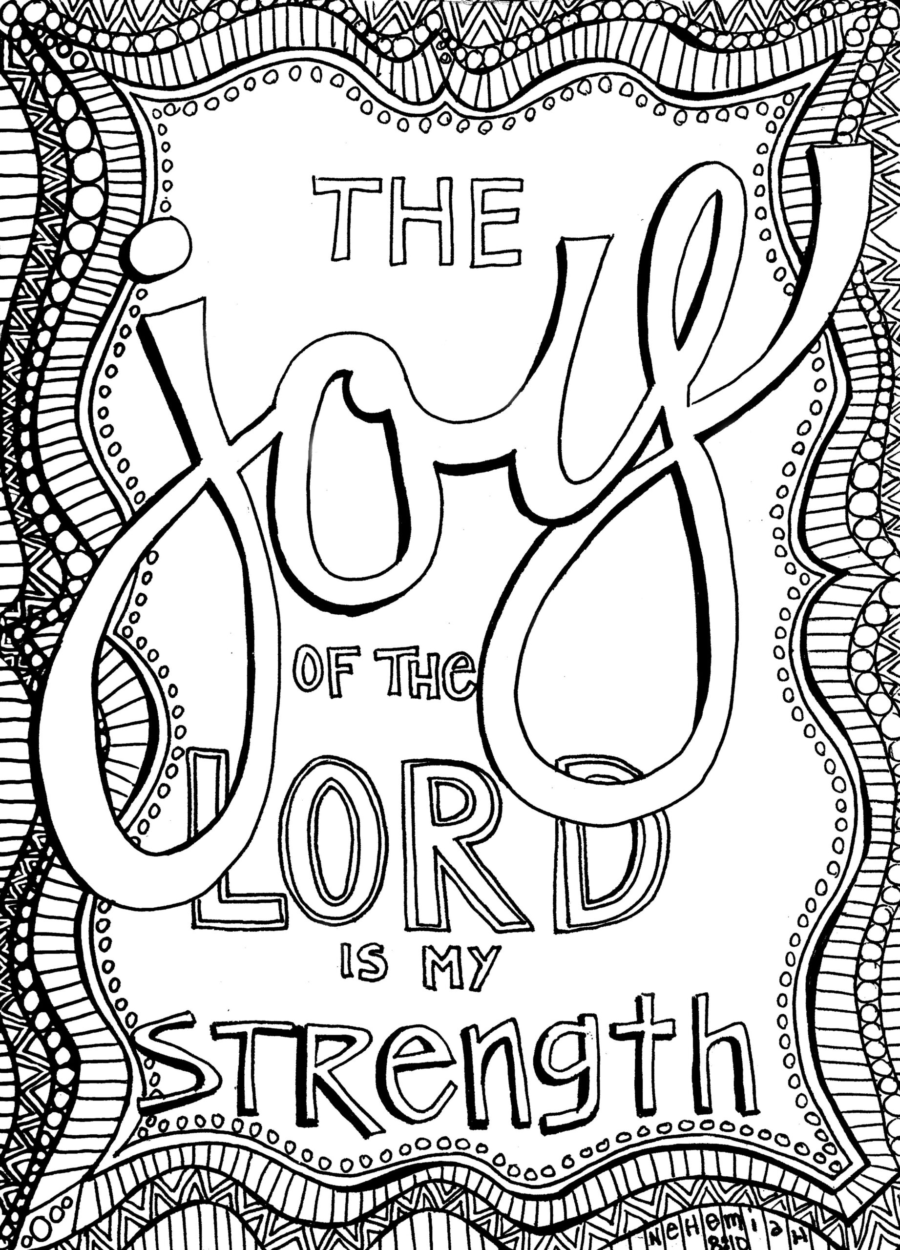 Free Christian Coloring Pages For Adults Roundup JoDitt Designs