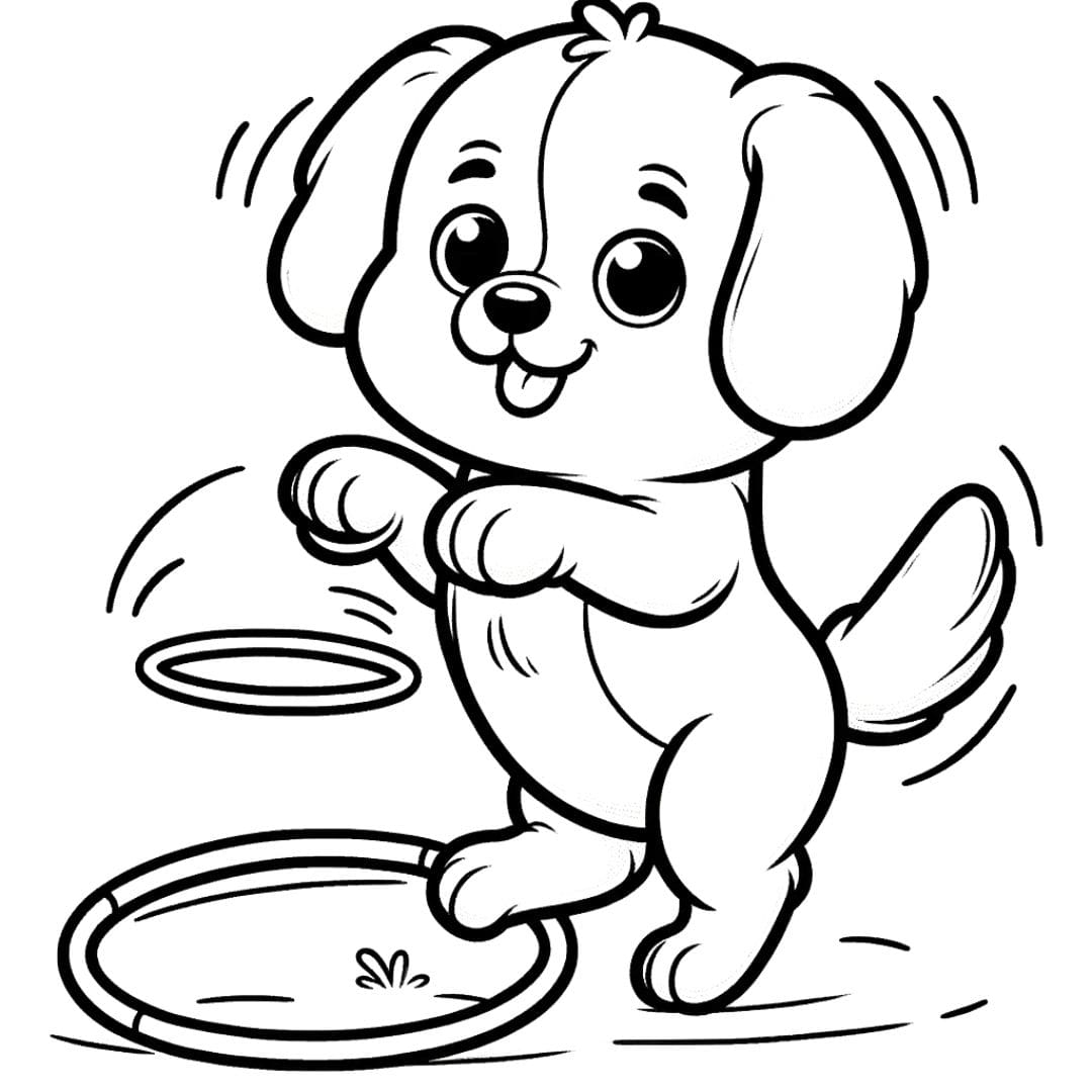 cute puppy dog coloring pages
