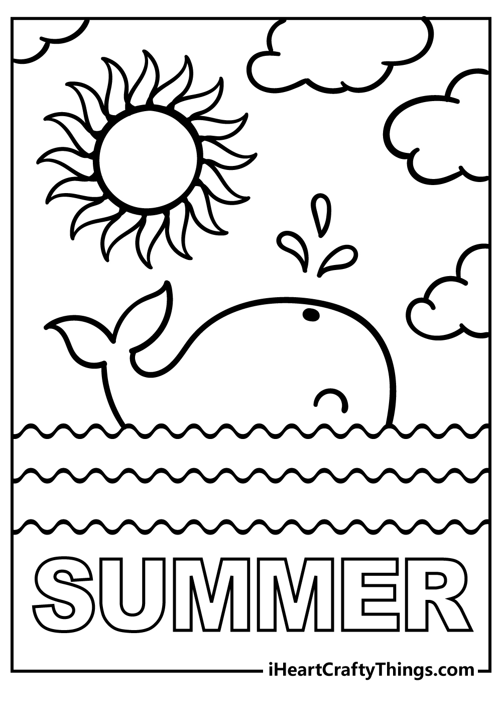 Free Coloring Summer Coloring Sheets For Preschoolers 40 Thousand Coloring Page Summer Holiday Royalty Free