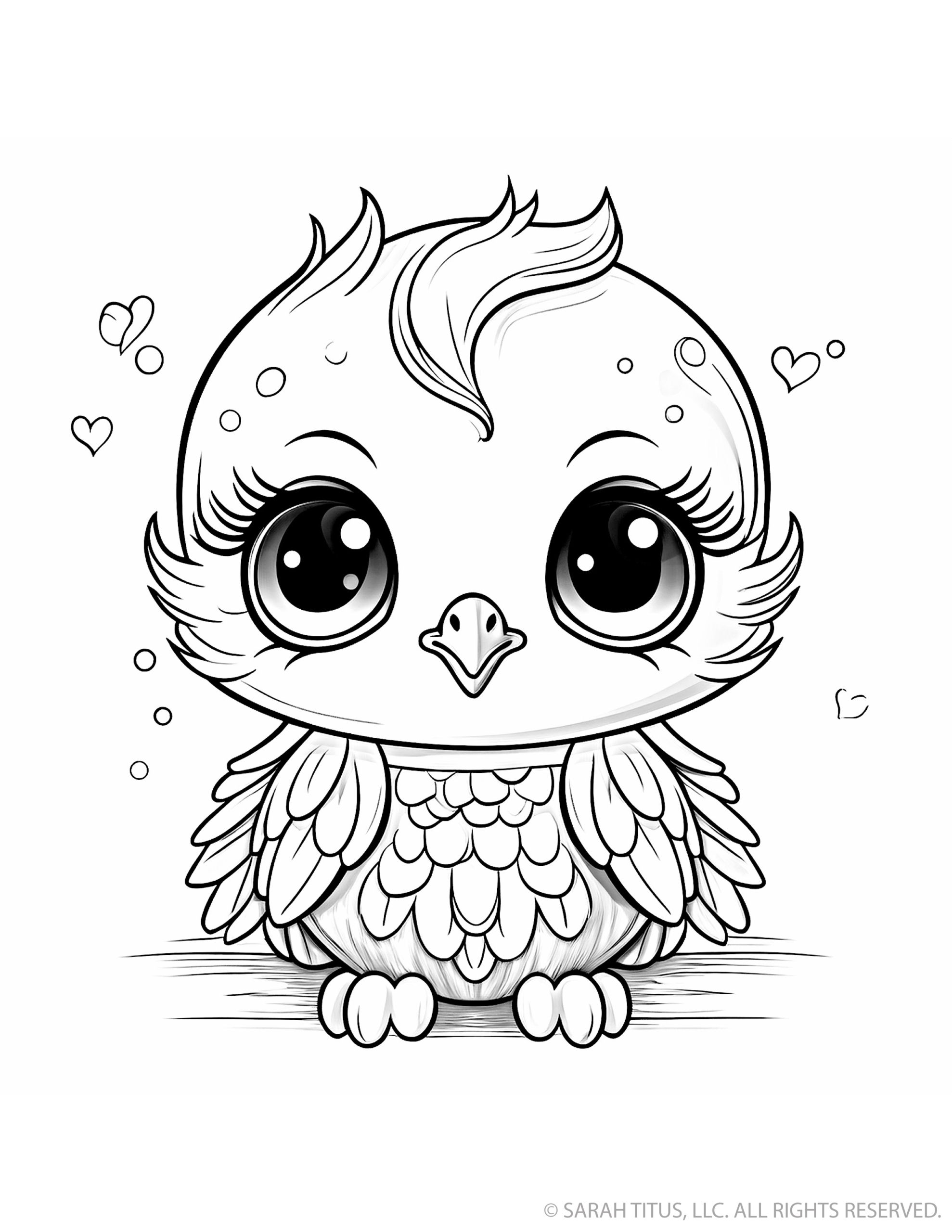 cute baby animals coloring pages