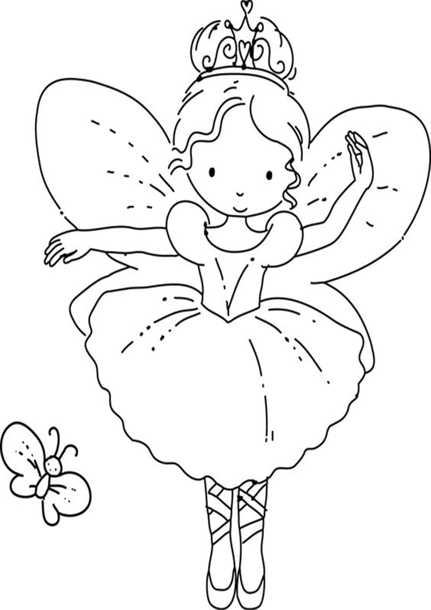 Free Easy To Print Ballerina Coloring Pages Tulamama