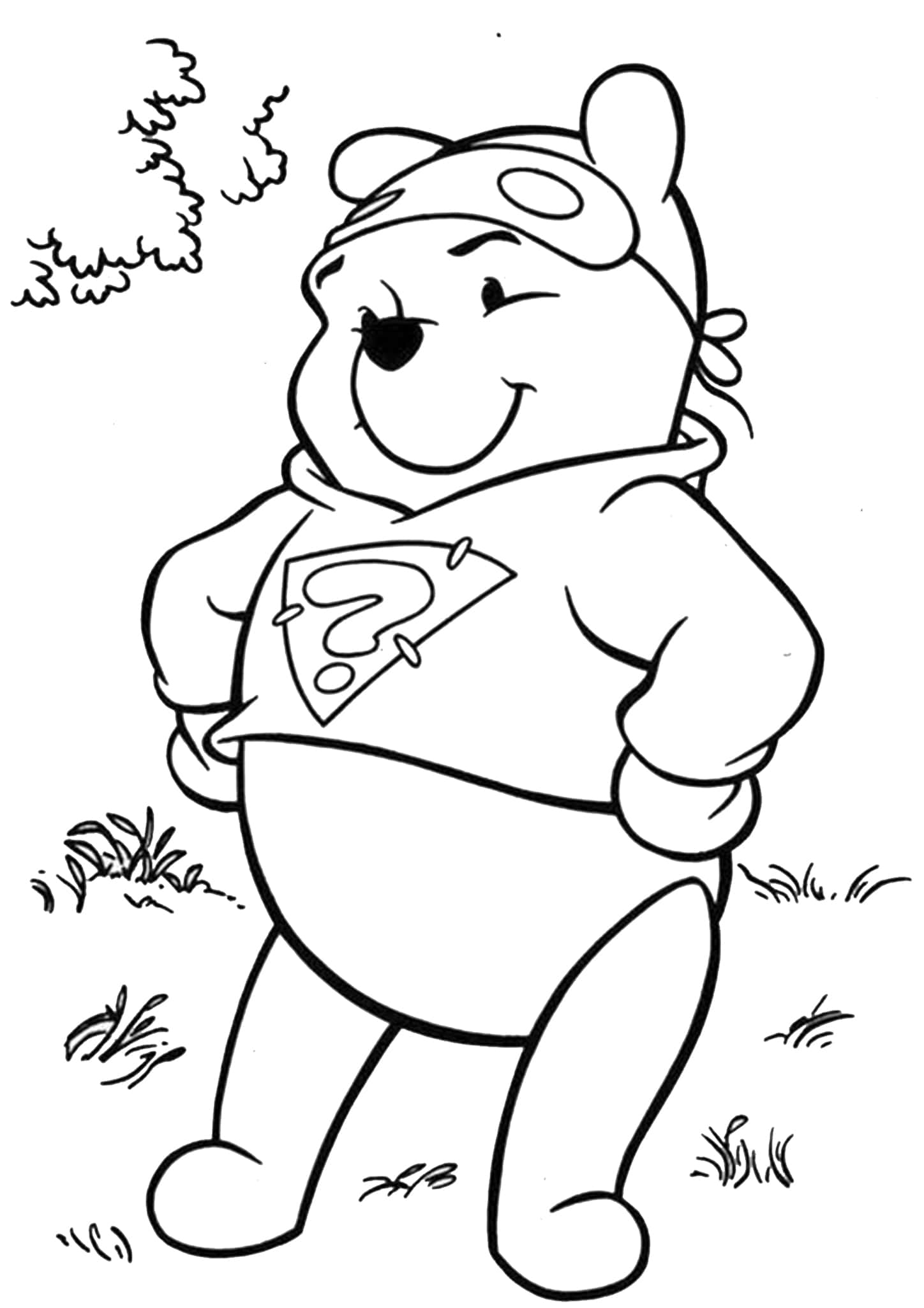 pooh coloring pages