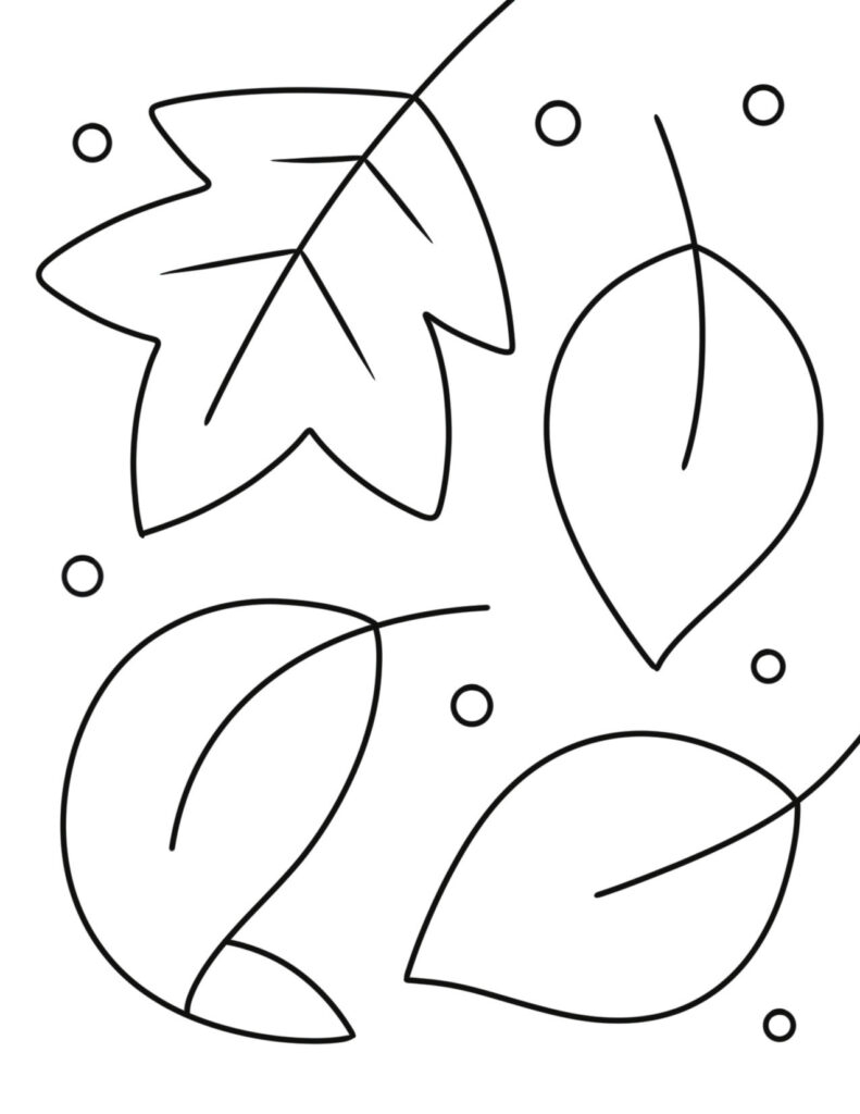Free Fall Coloring Pages For Kids The Hollydog Blog