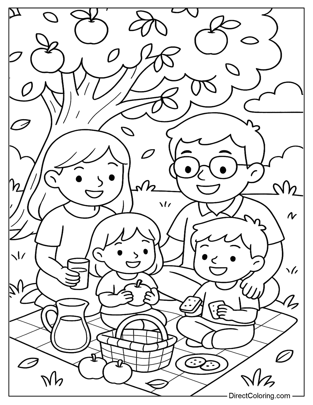 Free Family Day Coloring Pages Celebrate Love Togetherness Home