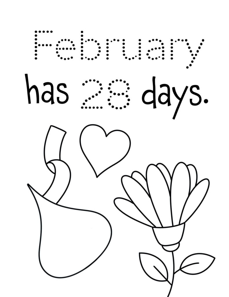 FREE February Worksheets For Preschool The Hollydog Blog