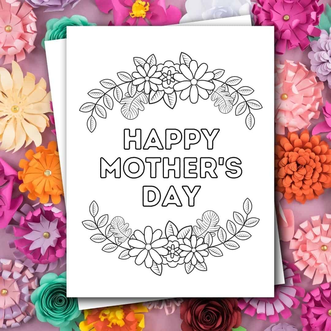 Free Happy Mother s Day Coloring Pages Printable