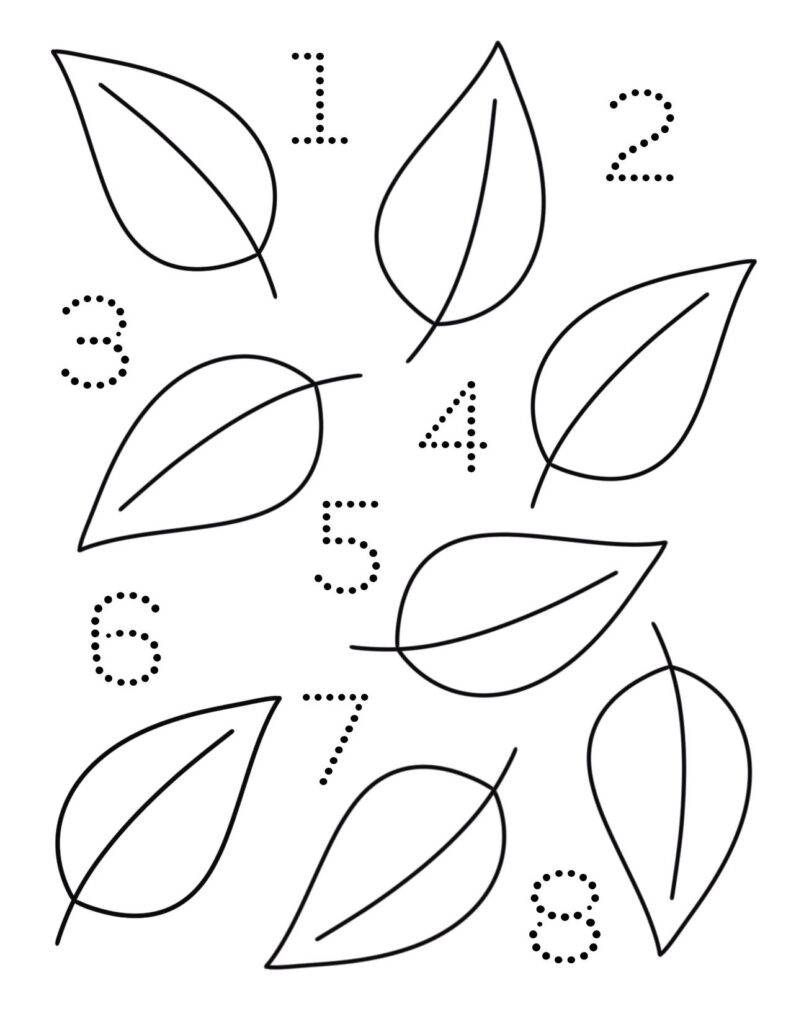 Free Leaf Coloring Pages And Templates Of Leaves The Hollydog Blog