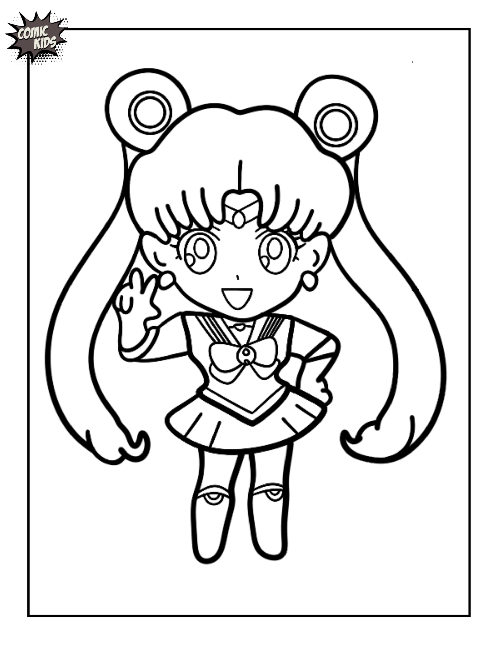 Free Learn To Draw Anime Characters And Anime Coloring Pages Comic Kids