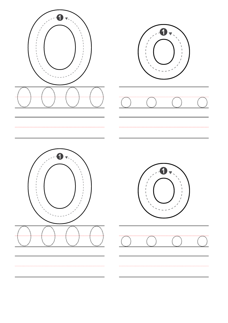 Free Letter O Coloring Pages Printable PDF