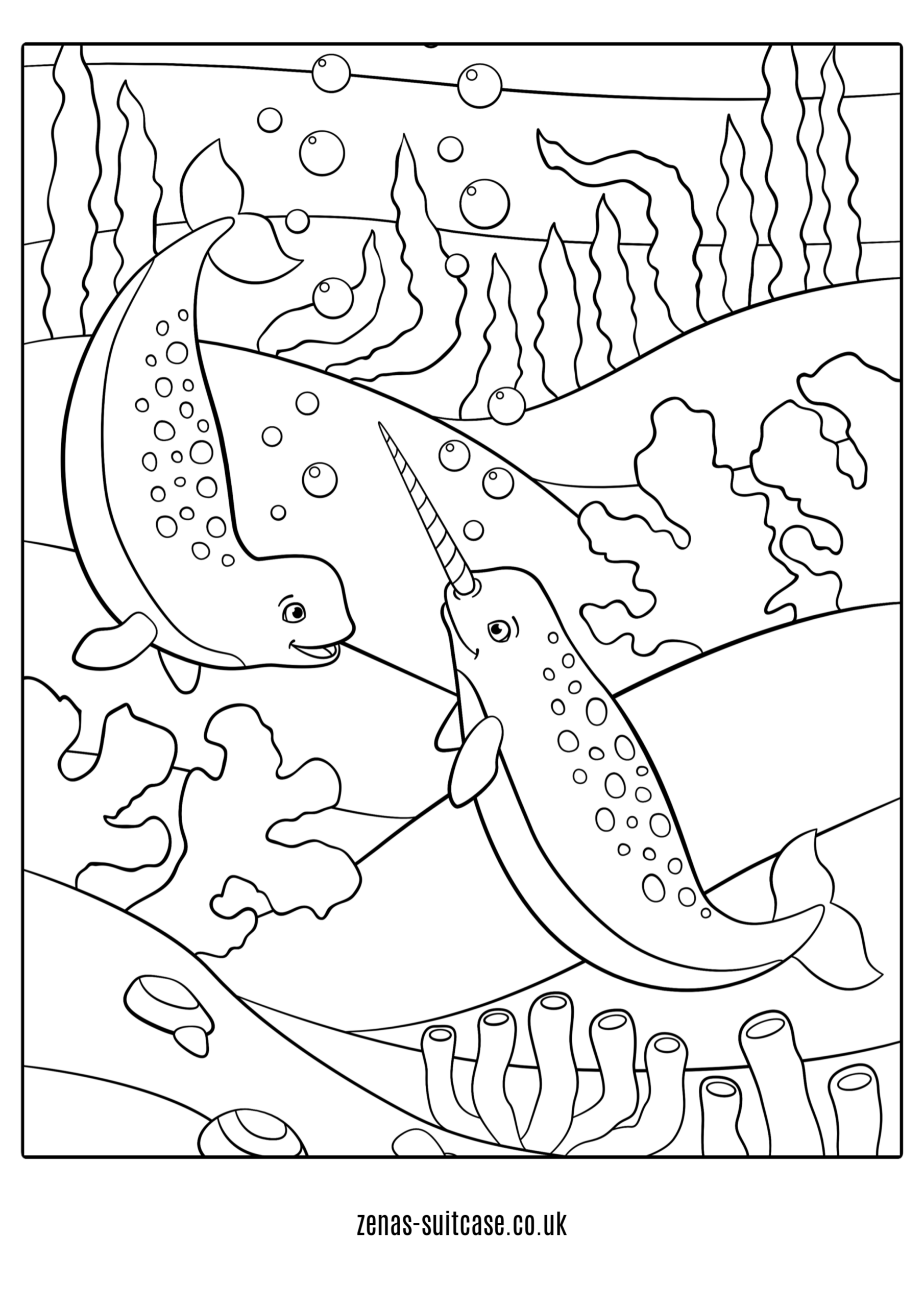 ocean coloring page ocean coloring page
