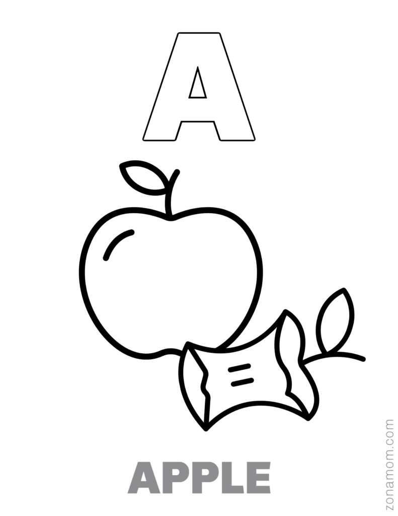 FREE Printable Alphabet Coloring Pages ZonaMom