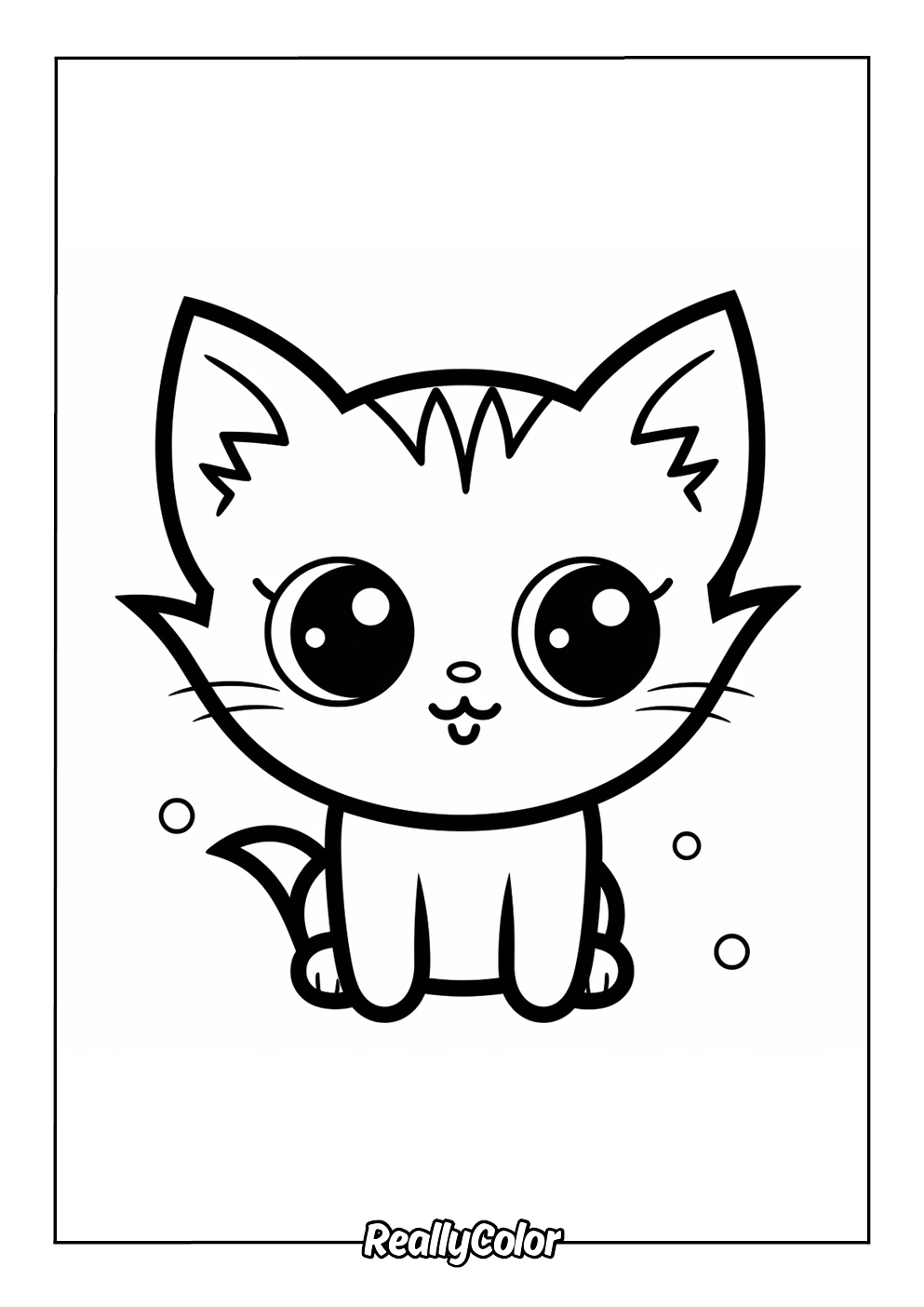 Free Printable Anime Cat Coloring Pages